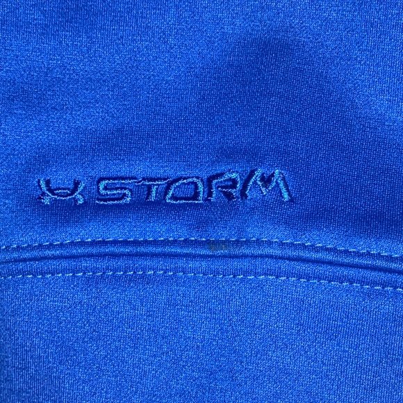 Under Armour Loose Coupe Lache Hoodie Size MD Kangaroo Pocket Royal Blue - Picture 7 of 16